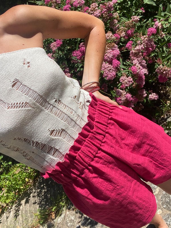 Fuchsia shorts