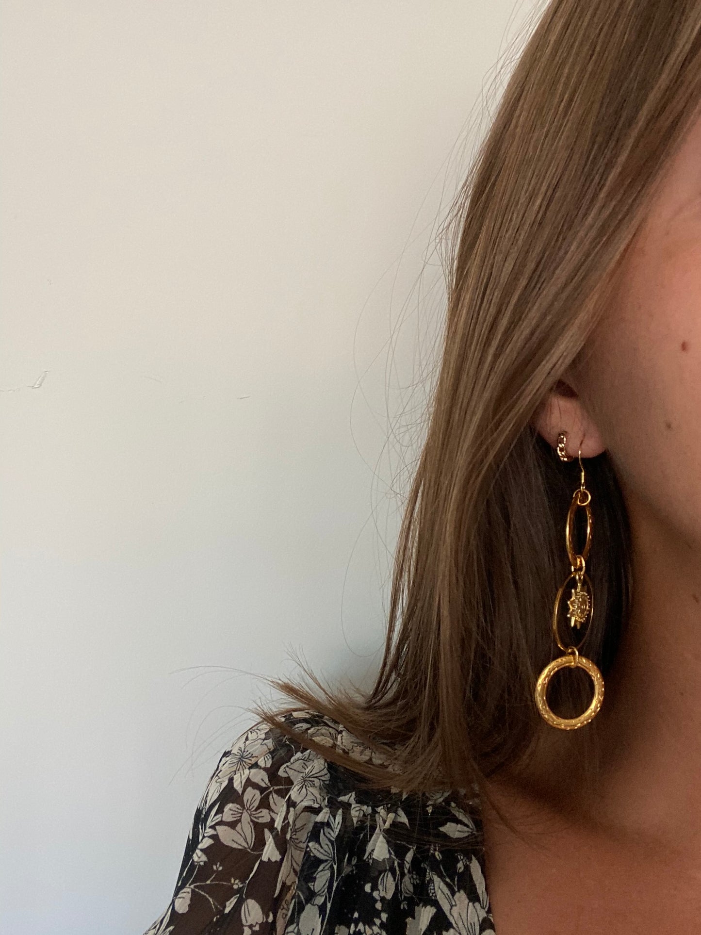 Golden soleil earrings