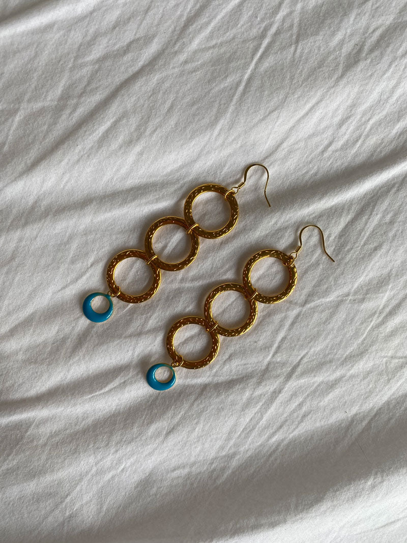 Golden sundance earrings