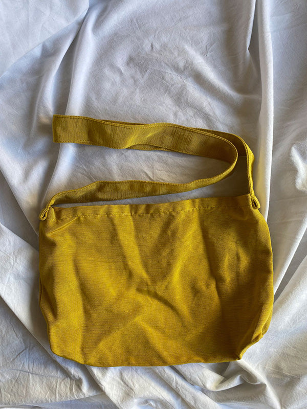 Mustard twill bag