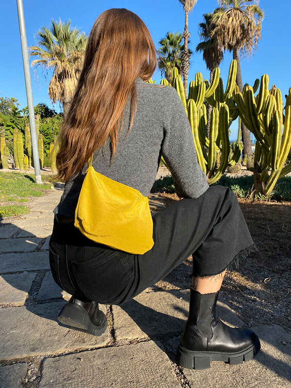 Mustard twill bag