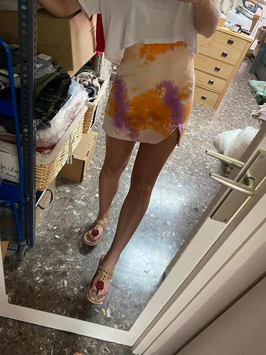 Tie dye skirt