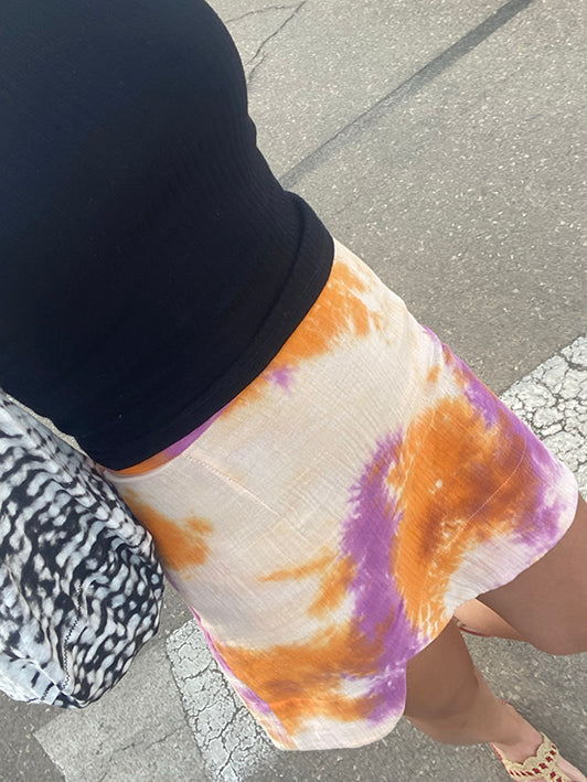 Tie dye skirt