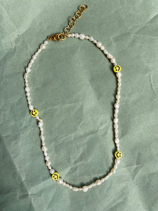 Smiley face necklace