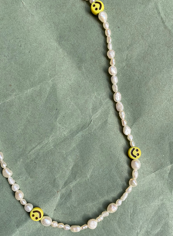 Smiley face necklace