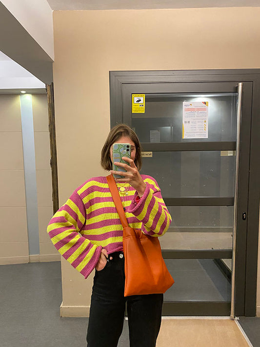 Luc bag XL in ORANGE