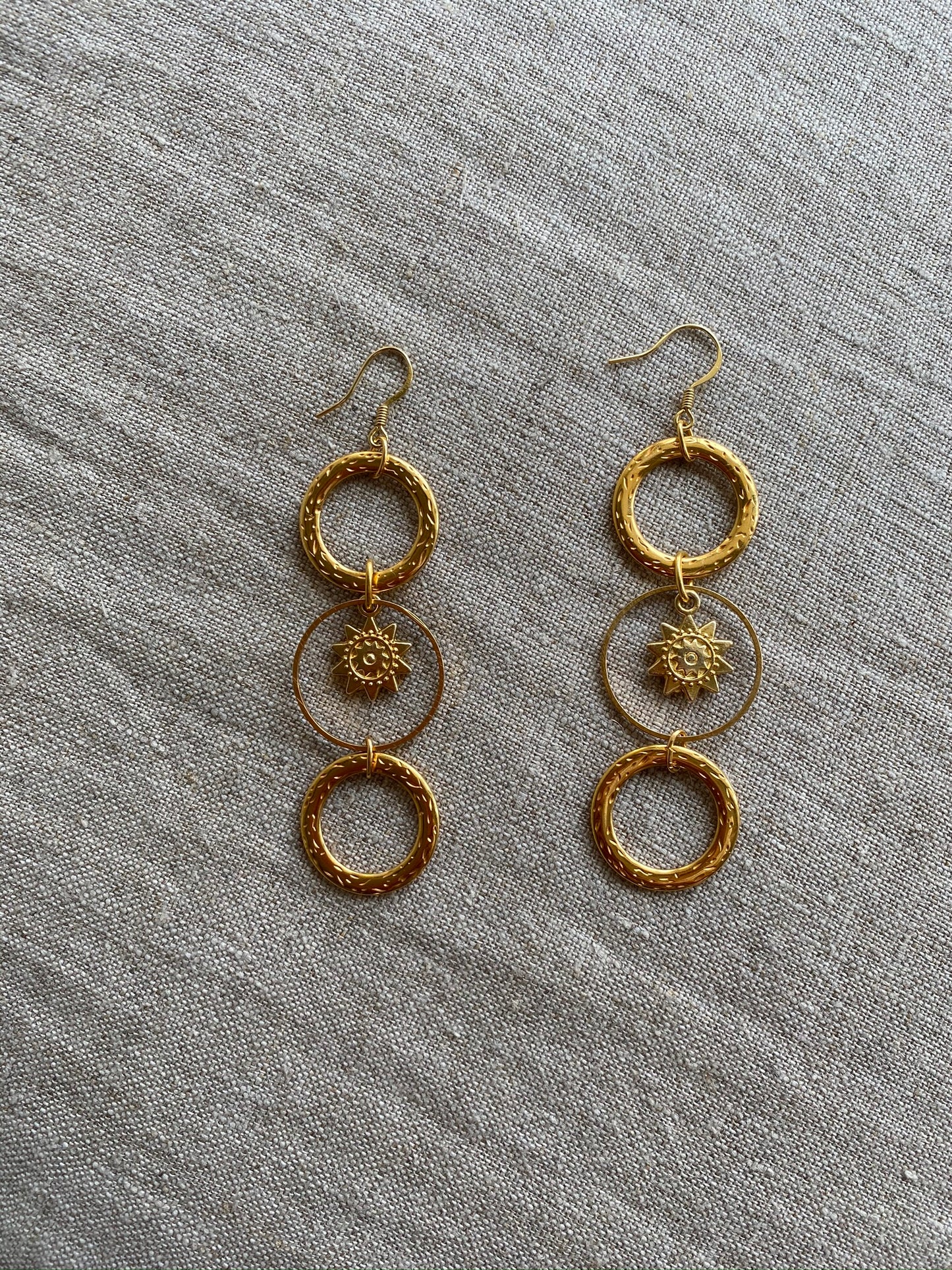 Golden soleil earrings