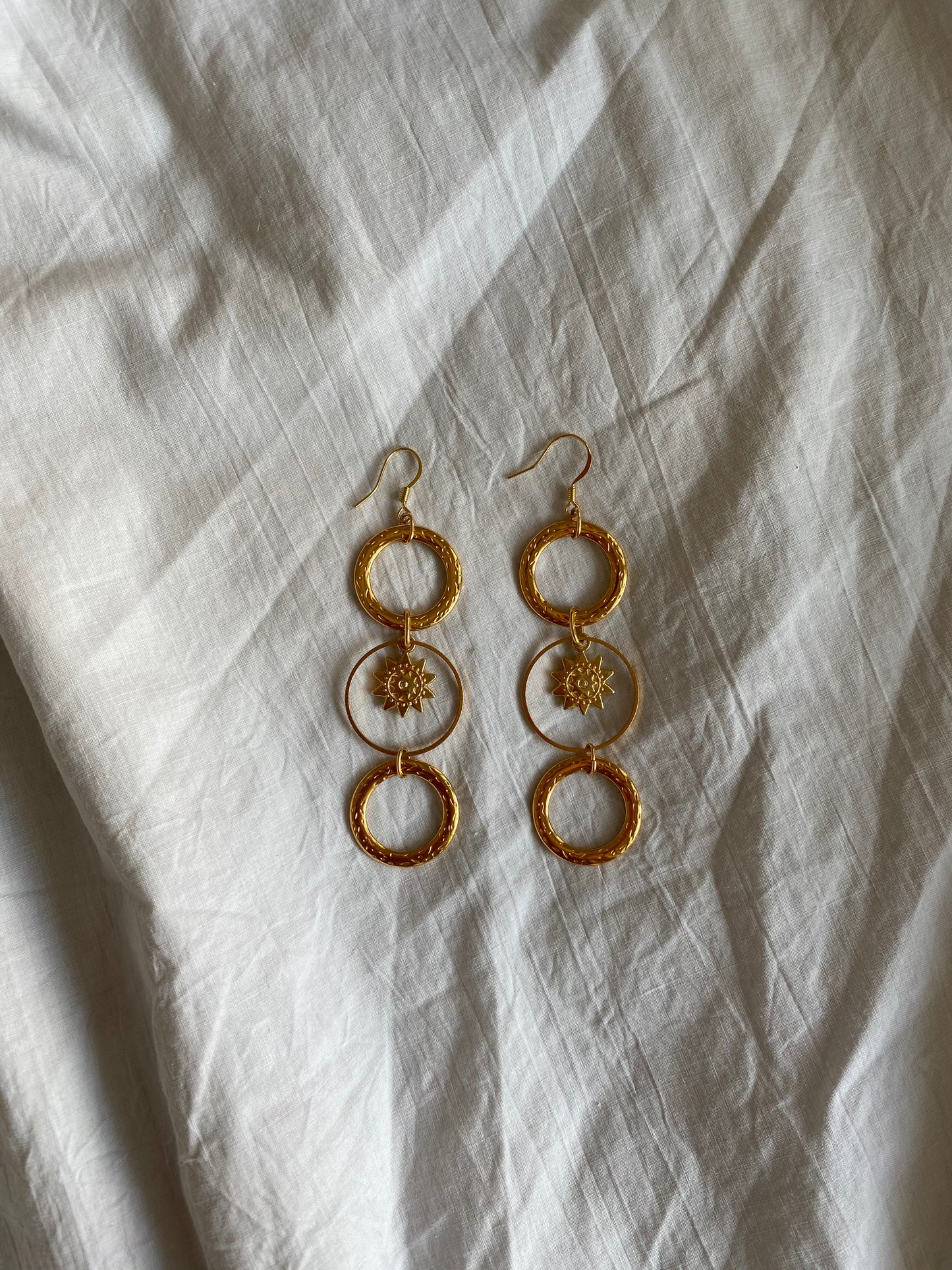 Golden soleil earrings