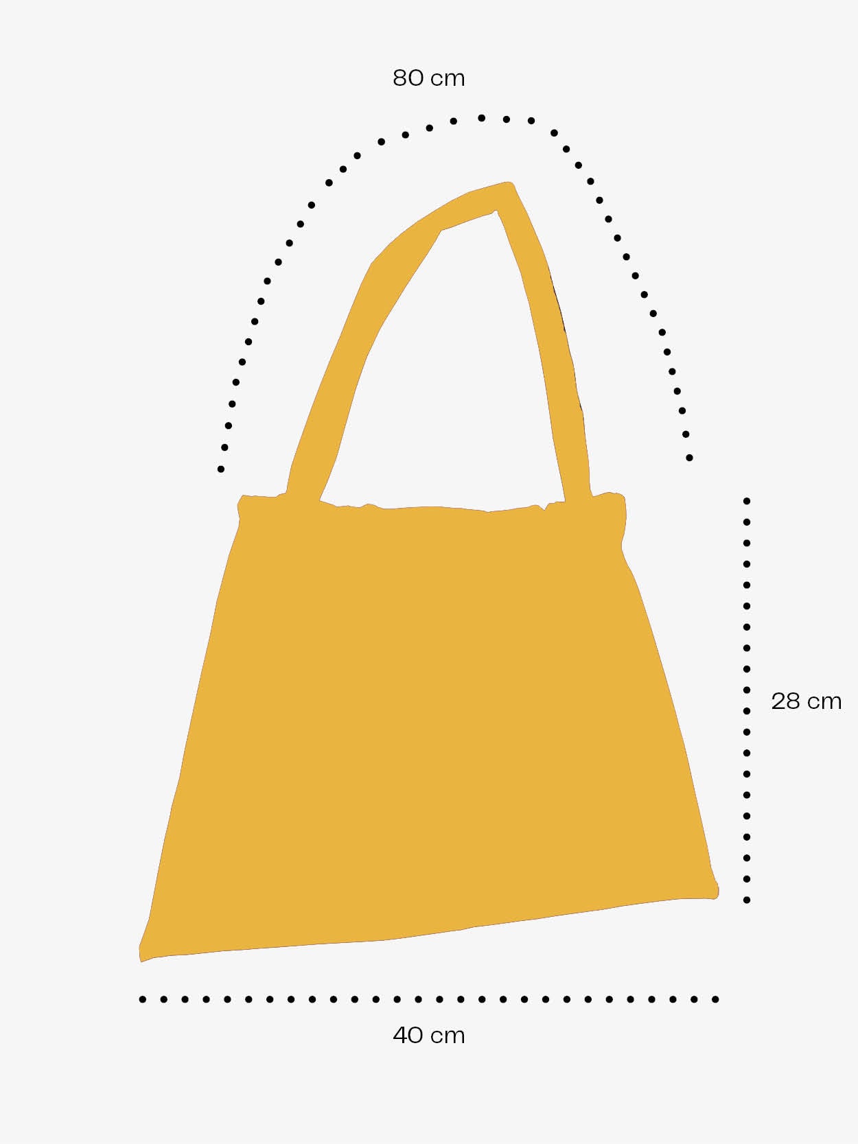 Luc bag XL in GOLDEN